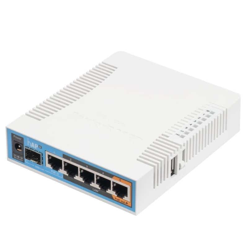 Router WiFi 4 Mikrotik hAP ac (RB962UiGS-5HacT2HnT)