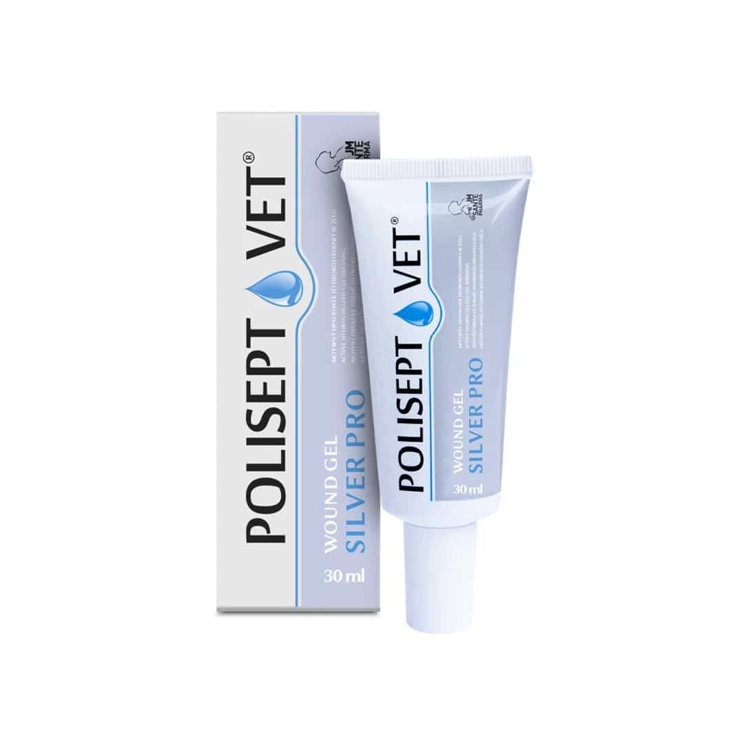 JM SANTE POLISEPT VET GEL PRO SILVER 30ml Dla Psa i Kota