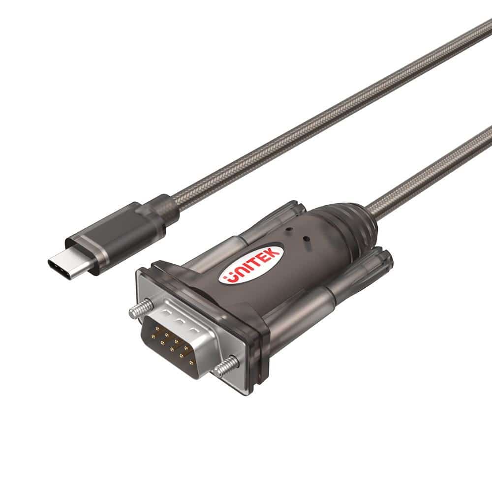 UNITEK ADAPTER USB-C Y-1105K, Czarny, 1,5m