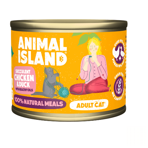 Karma mokra dla psa Animal Island Kurczak i Kaczka 200g