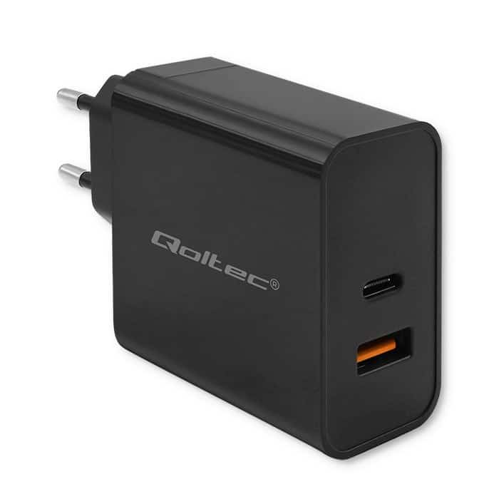 QOLTEC ŁADOWARKA SUPER QUICK PD 65W CZARNA