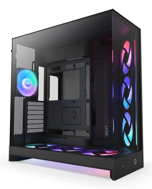 NZXT OBUDOWA H9 FLOW RGB+ MIDI TOWER Z OKNEM CZARNA