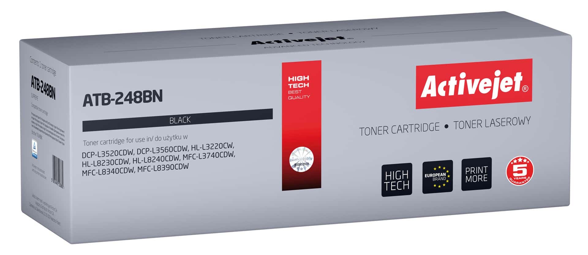 Activejet ATB-248BN Toner Zamiennik dla Brother DCP, HL