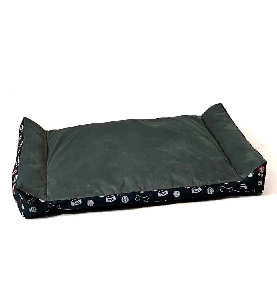 GO GIFT Rex grafit L - legowisko 93x61x8 cm