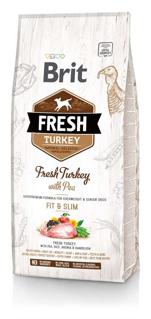 BRIT Fresh Turkey & Pea fit & slim - 12 kg
