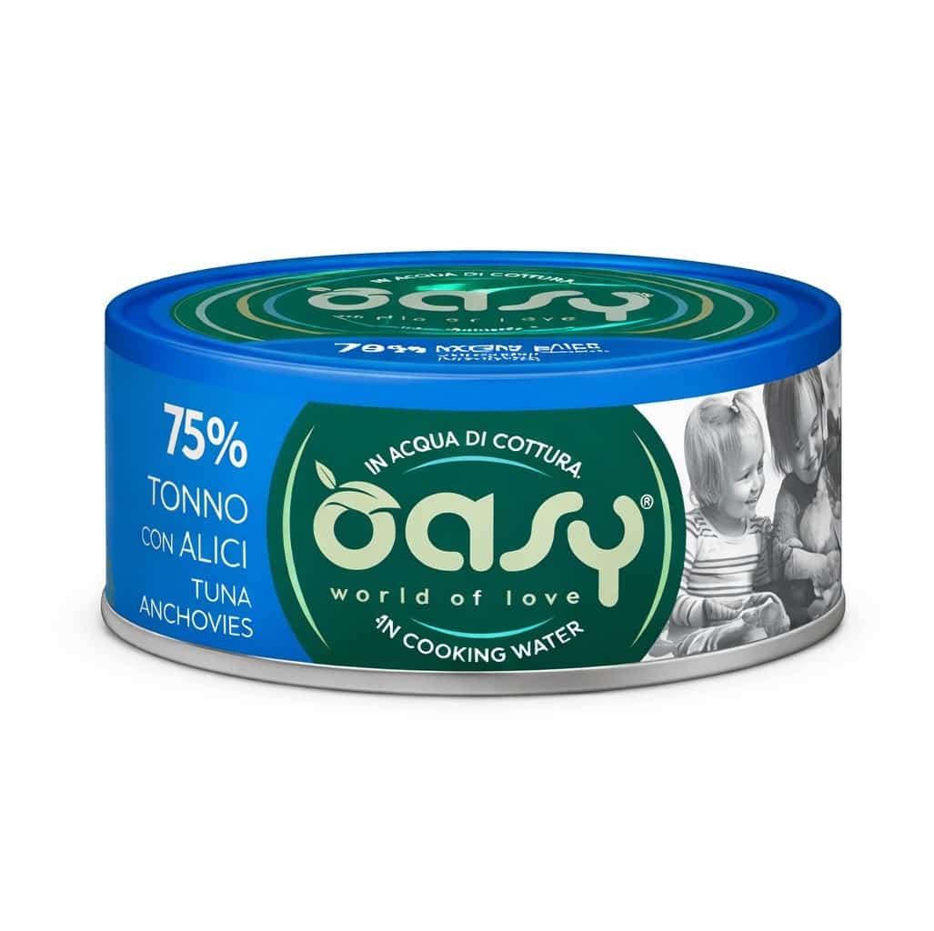 Oasy More Love Tuna with Anchovies 70gr