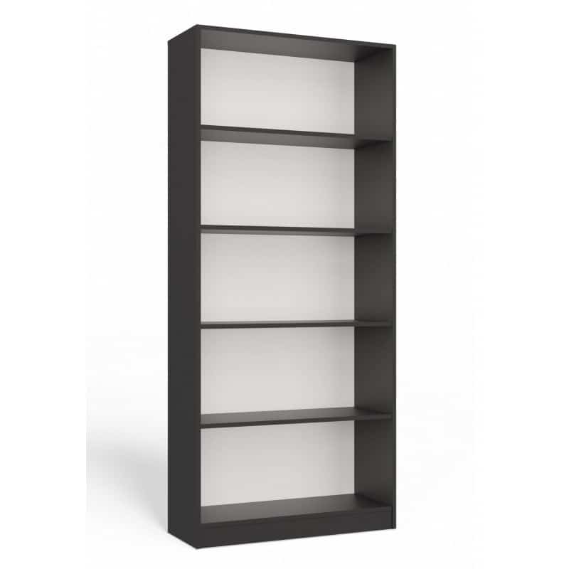 REGAŁ NA KSIĄŻKI 80 CM ANTRACYT