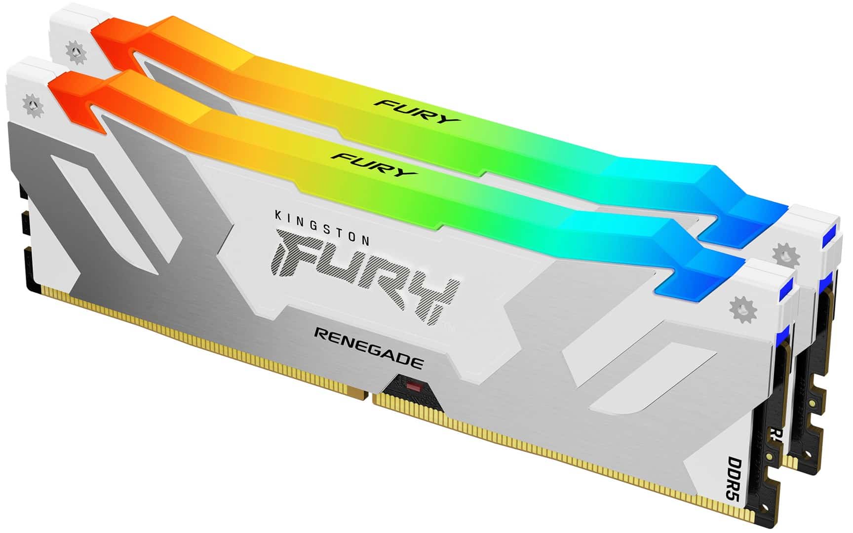 Pamięć DDR5 Kingston FURY Renegade 6800 MHz CL36 16GB Biała RGB z XMP