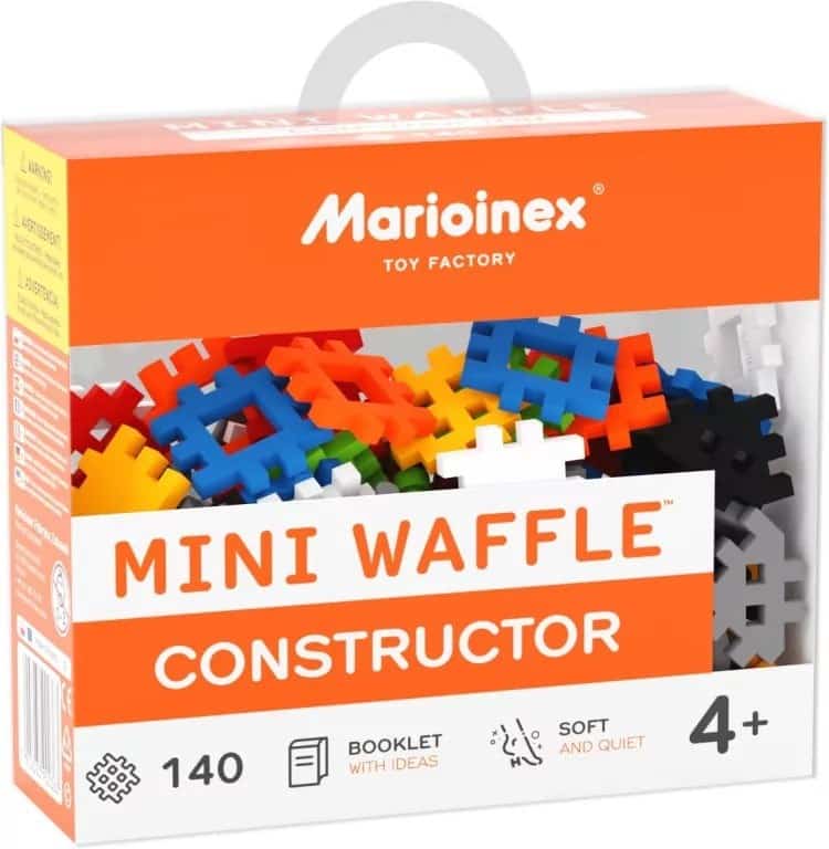 MARIOINEX Klocki Mini Waffle, 140 Elementów