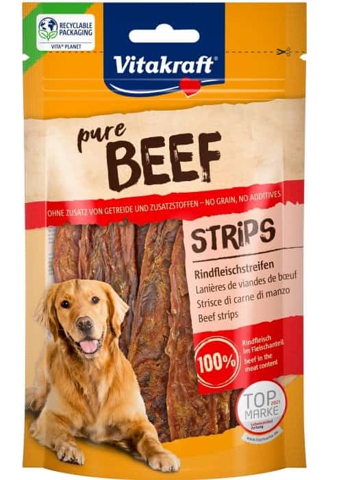 VITAKRAFT BEEF paski wołowina 80g