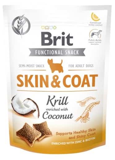 BRIT Functional Snack Skin&Coat Krill - 150 g