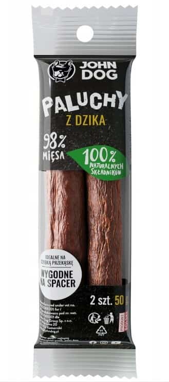 JOHN DOG Paluchy z Dzika - 50 g