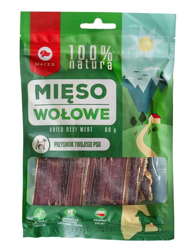 MACED 100% Natura mięso wołowe 60 g