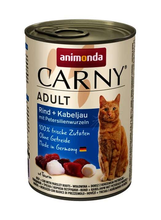 ANIMONDA Carny Adult wołowina z dorszem 400g