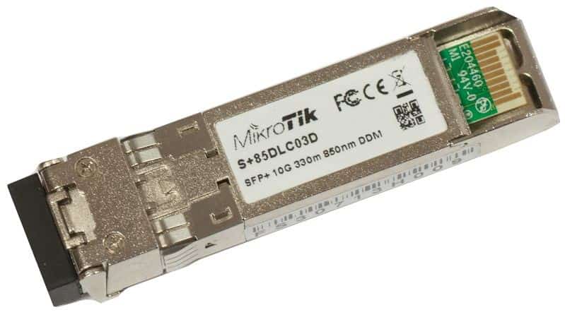 Wkładka SPF+ Mikrotik S+85DLC03D 1G/10G Dual LC