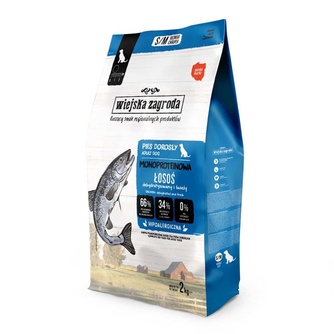 WIEJSKA ZAGRODA Monobiałkowa Łosoś - 2kg