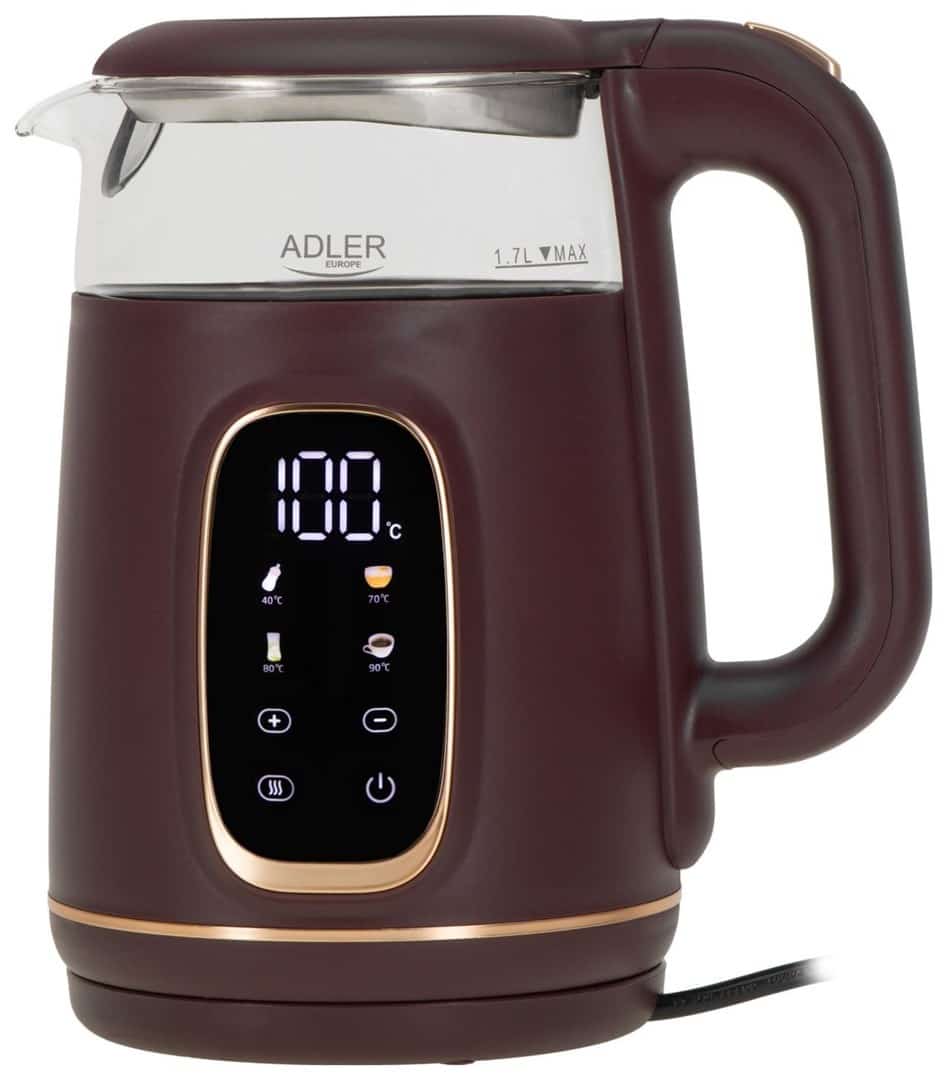 Czajnik elektryczny ADLER AD 1305 burgundowy 1,7 l