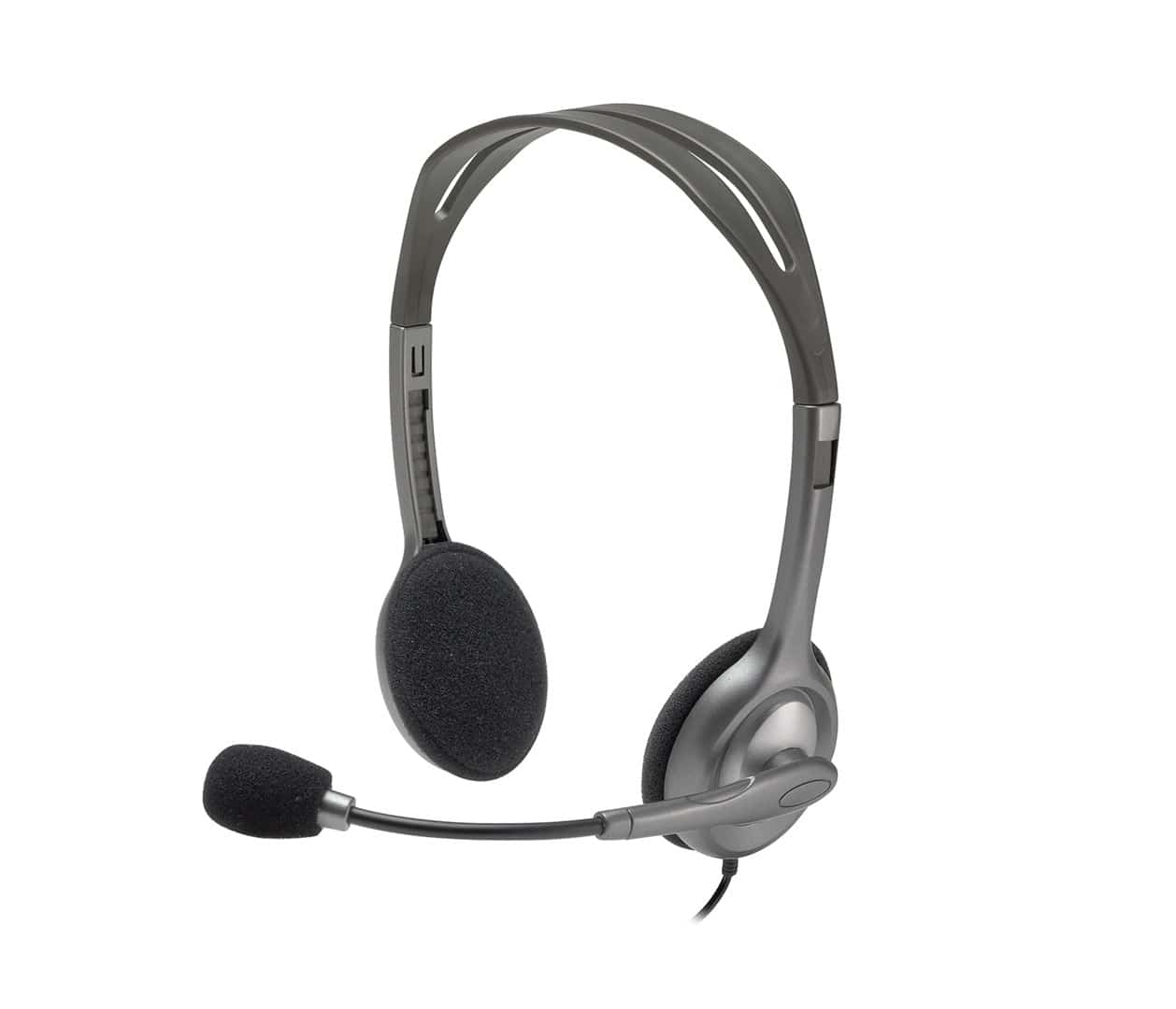 Słuchawki Logitech H110 - kolor szary