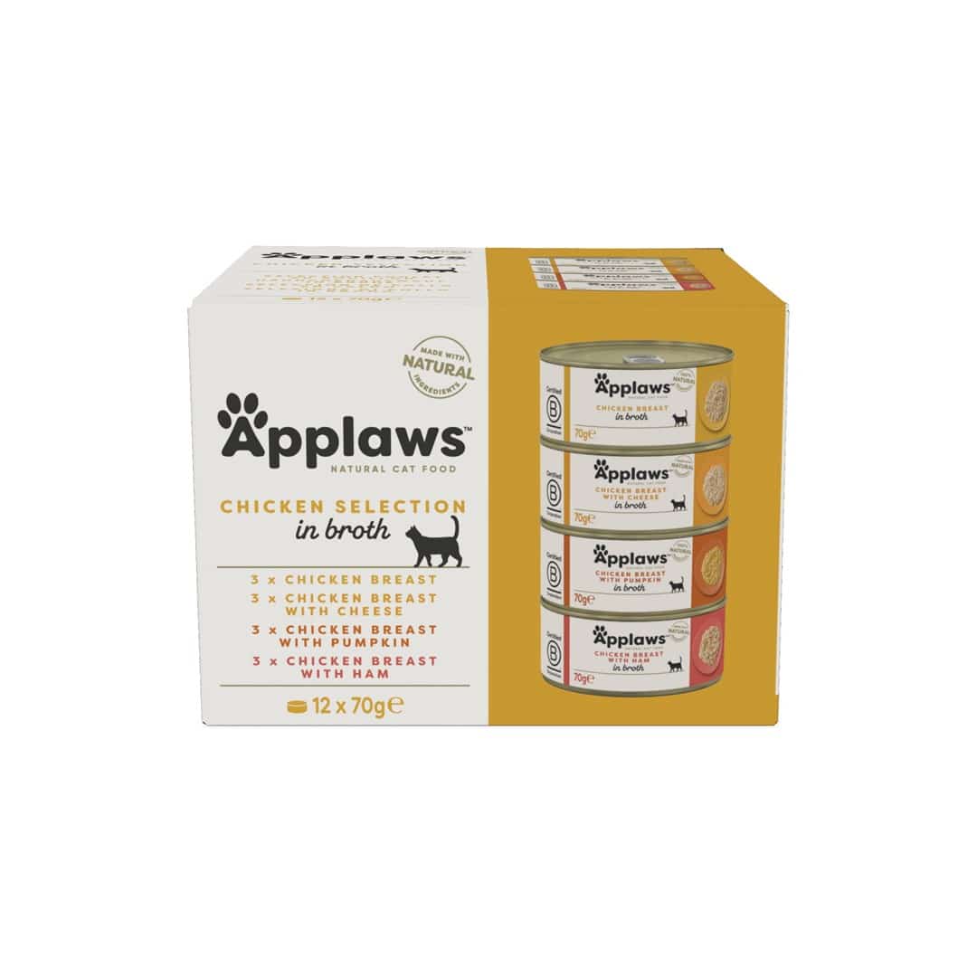 Applaws Cat Tin Multipack Chicken 12x70g
