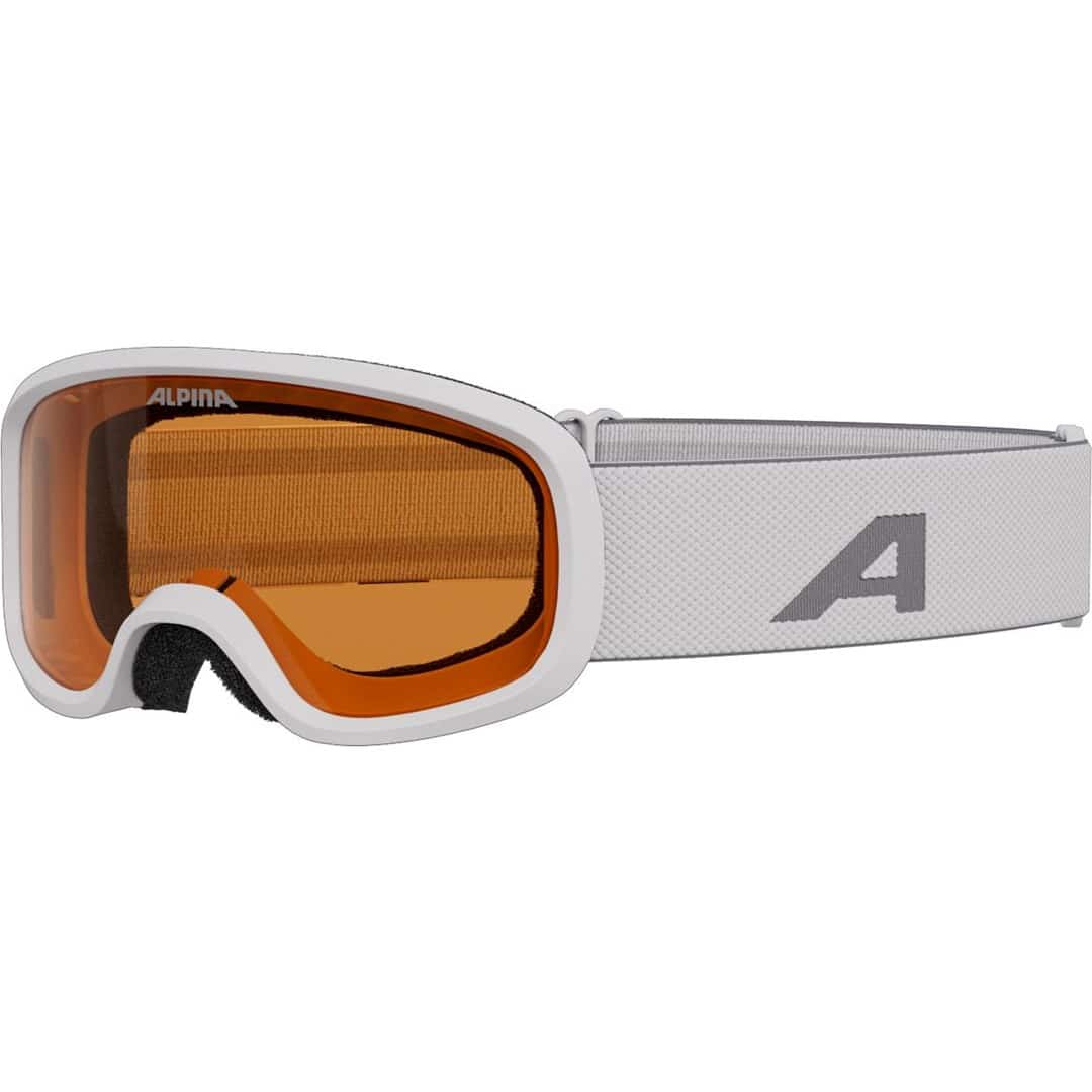 Gogle Narciarskie Juniorskie Alpina Piney 2.0 White Matt