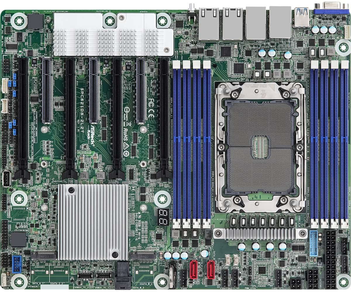 Płyta główna ASRock SPC621D8-2L2T Intel Xeon 3gen