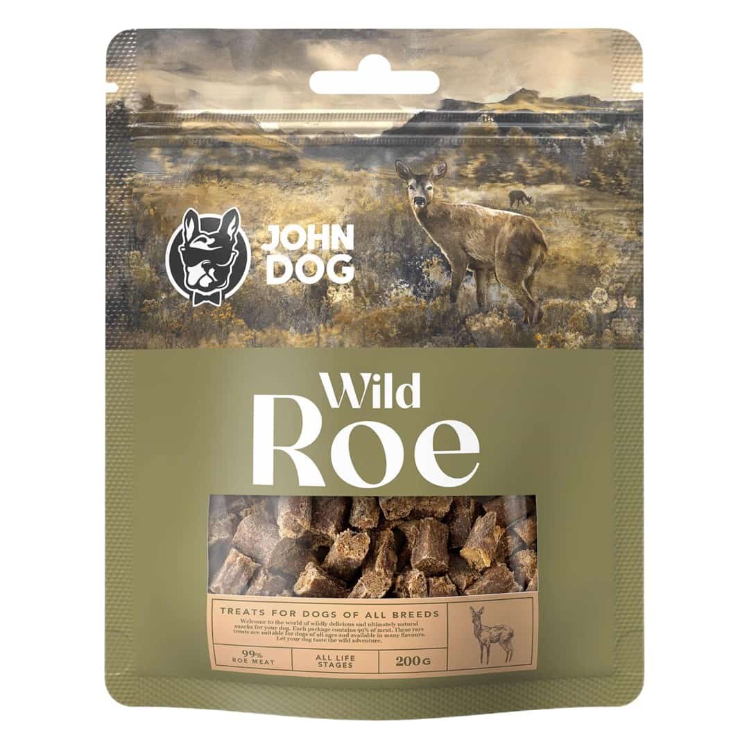 JOHN DOG Wild ROE/SARNA 200g - przysmak