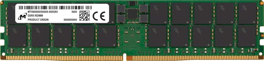 Micron RDIMM DDR5 5600MHz ECC