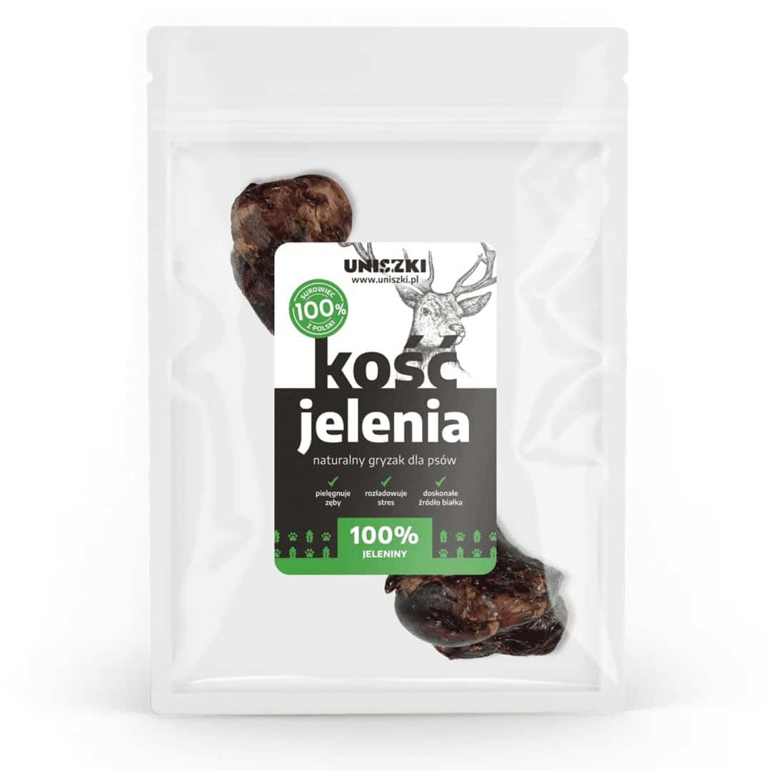 UNISZKI Kość jelenia średnia 1szt Przysmak