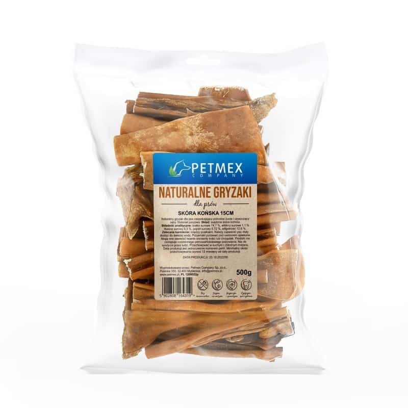 PETMEX Skóra Końska - Gryzak dla Psa - 500 g
