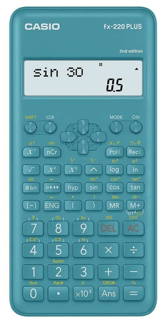 CASIO KALKULATOR NAUKOWY FX-220PLUS-2 NIEBIESKI