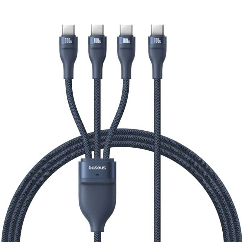 Kabel Baseus Flash Series 3 100W Niebieski