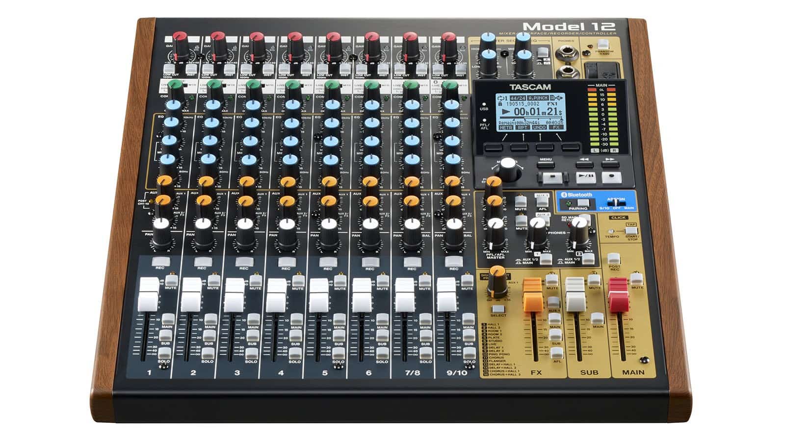 Tascam Model 12 - Mikser 10-kanałowy i Rejestrator 12-Sciężkowy