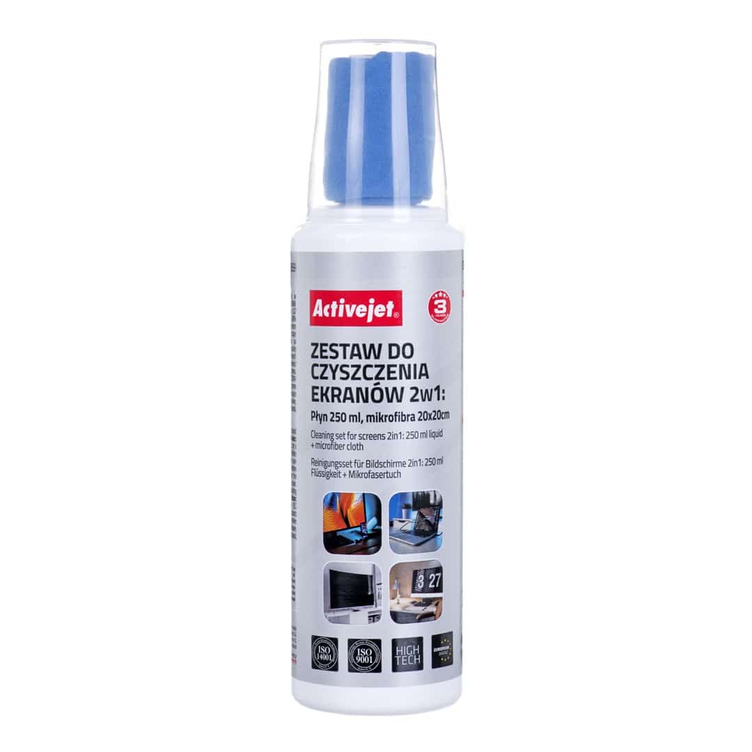 Activejet AOC-269 Zestaw do czyszczenia ekranów 250 ml