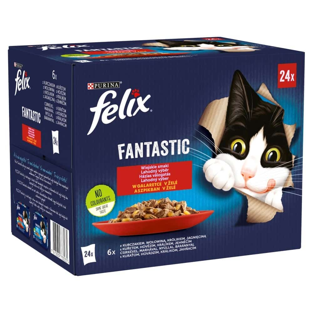 PURINA Felix Fantastic: 24 x 85g - Smaki Wiejskie