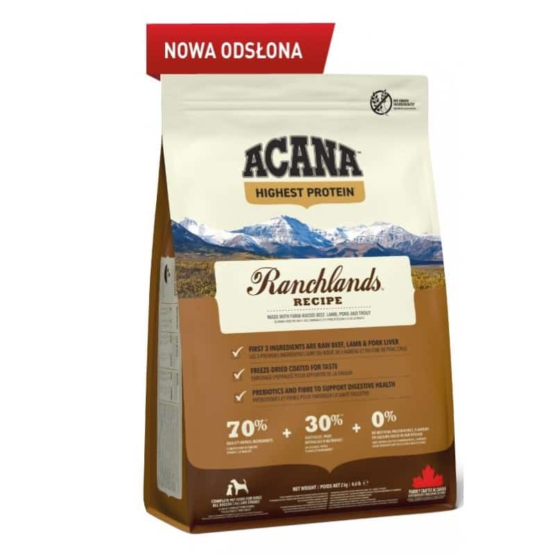 ACANA Ranchlands Dog 2kg - Sucha Karm dla Psa
