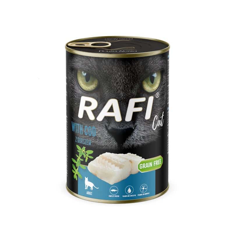 Dolina Noteci Rafi z dorszem mokra 400g
