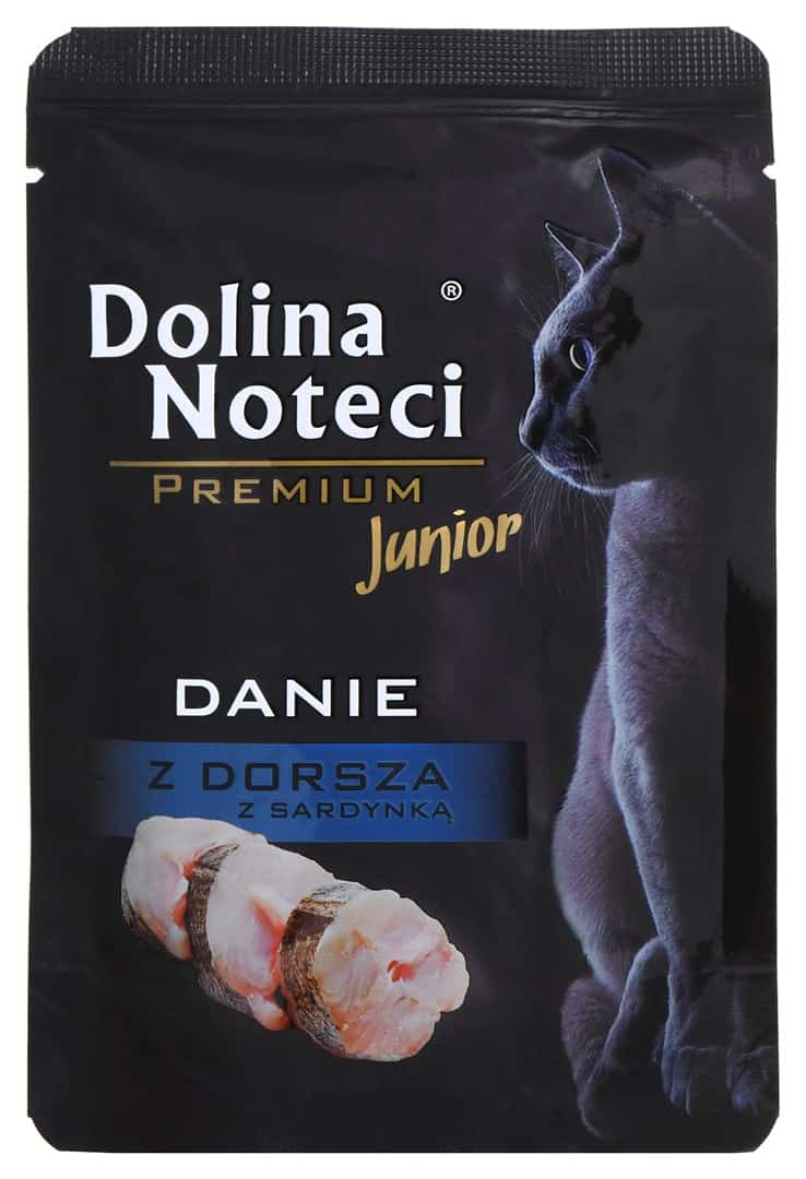 DOLINA NOTECI Premium Danie z dorszem i sardynź - 85 g
