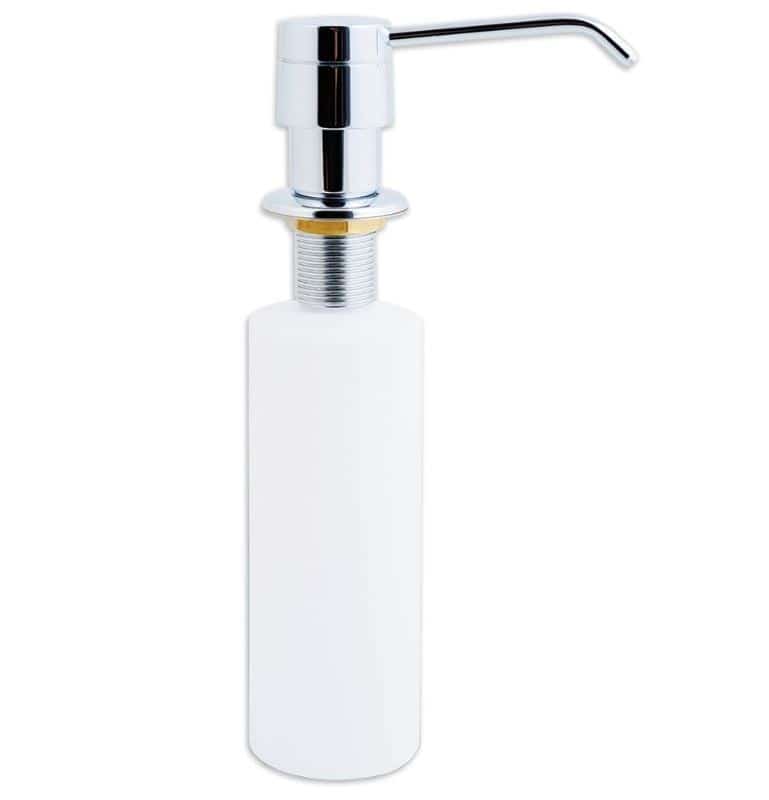 Dozownik do płynów Pyramis DP-01 chromowy, 300 ml, 240 mm