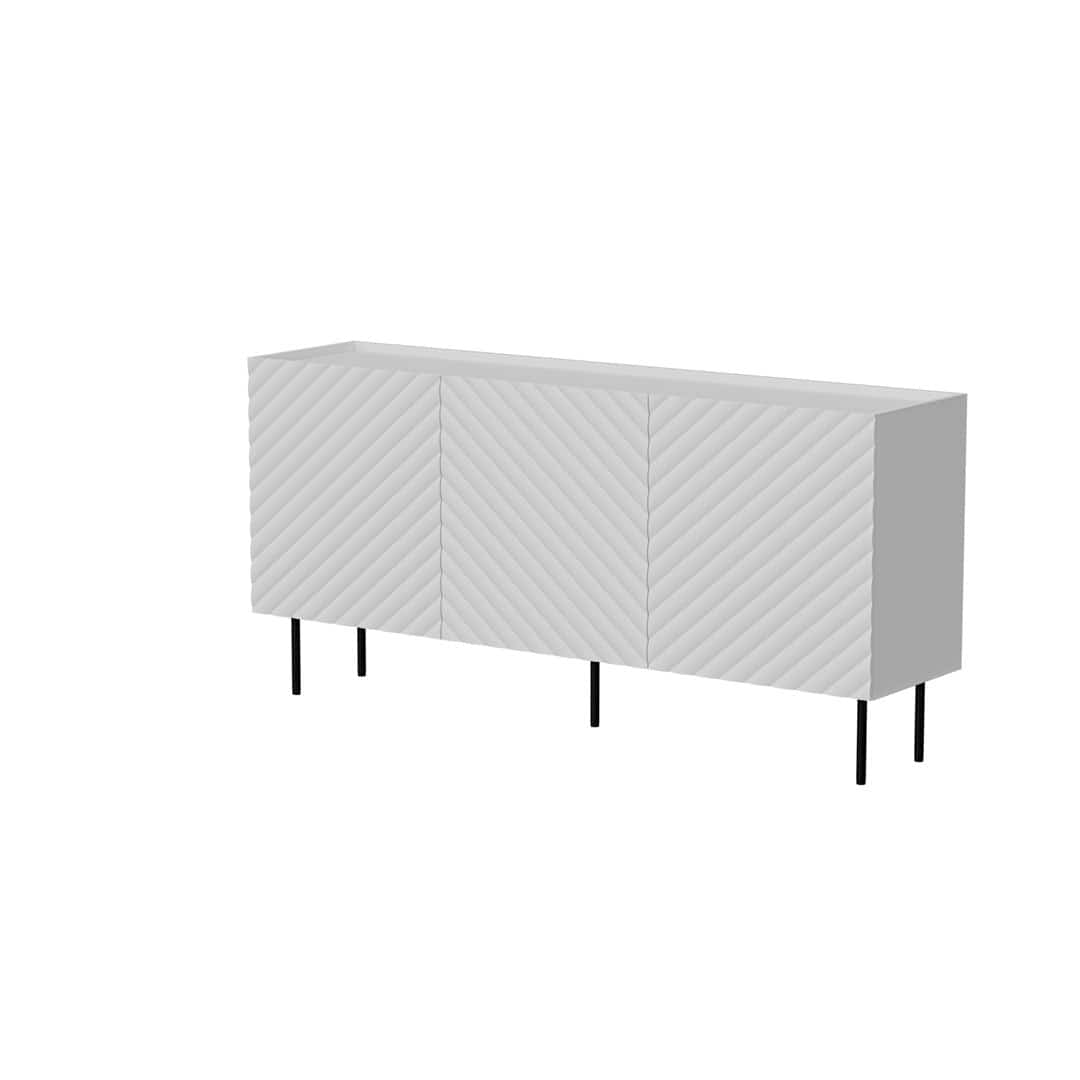 Komoda 3D LUCCA 165x40x80 biały
