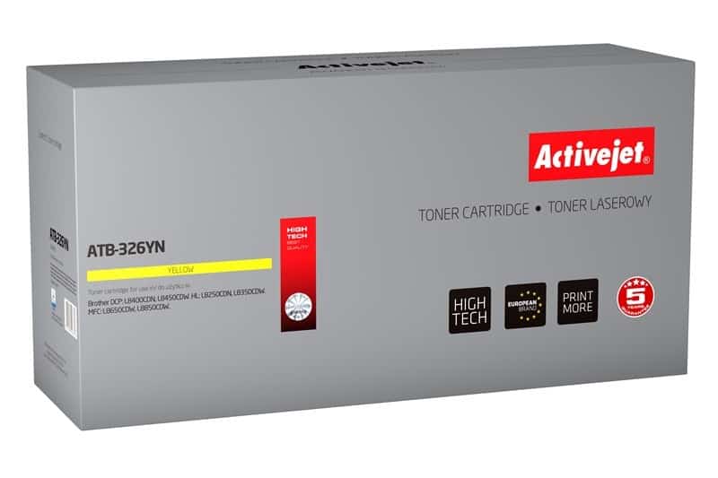 Activejet ATB-326YN Toner, Zamiennik Brother TN-326Y, 3500 stron