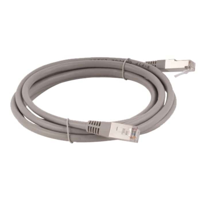 Przewód połączeniowy S/FTP kat.6A ALANTEC 0.5m szary