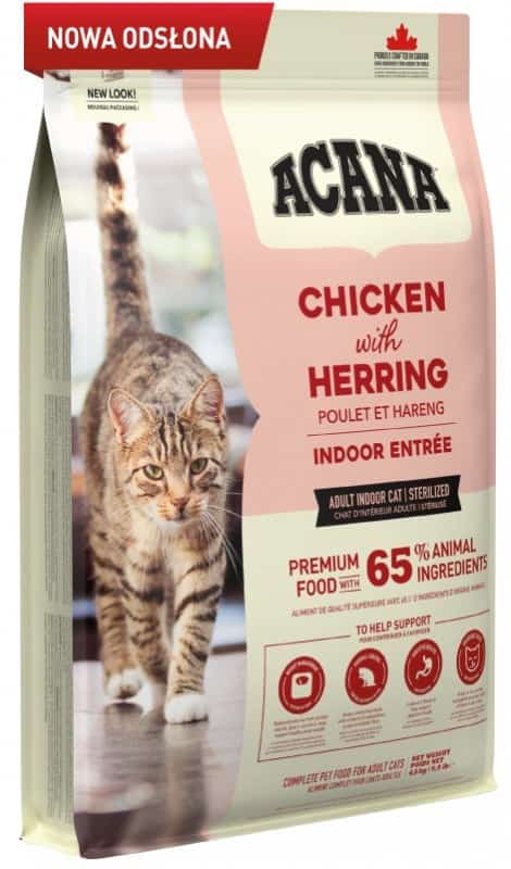 ACANA Indoor Entrę - sucha karma dla kota 4,5kg