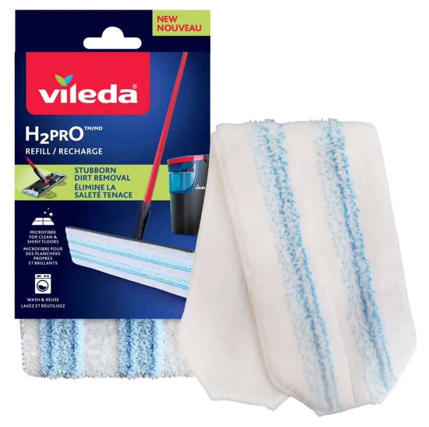 Wkład do mopa Vileda H2prO Niebieski i Biały