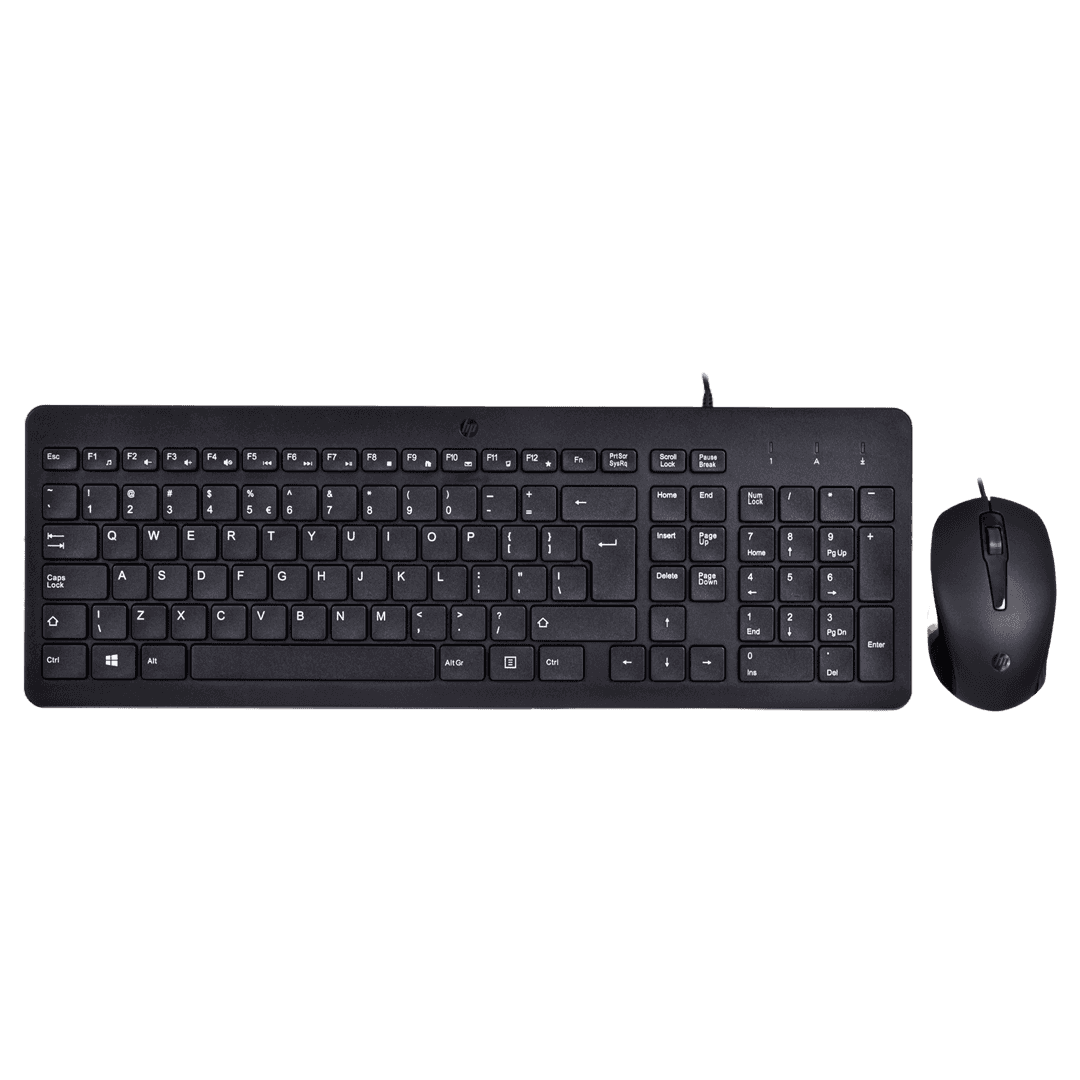 Zestaw klawiatura + mysz HP 150 czarne