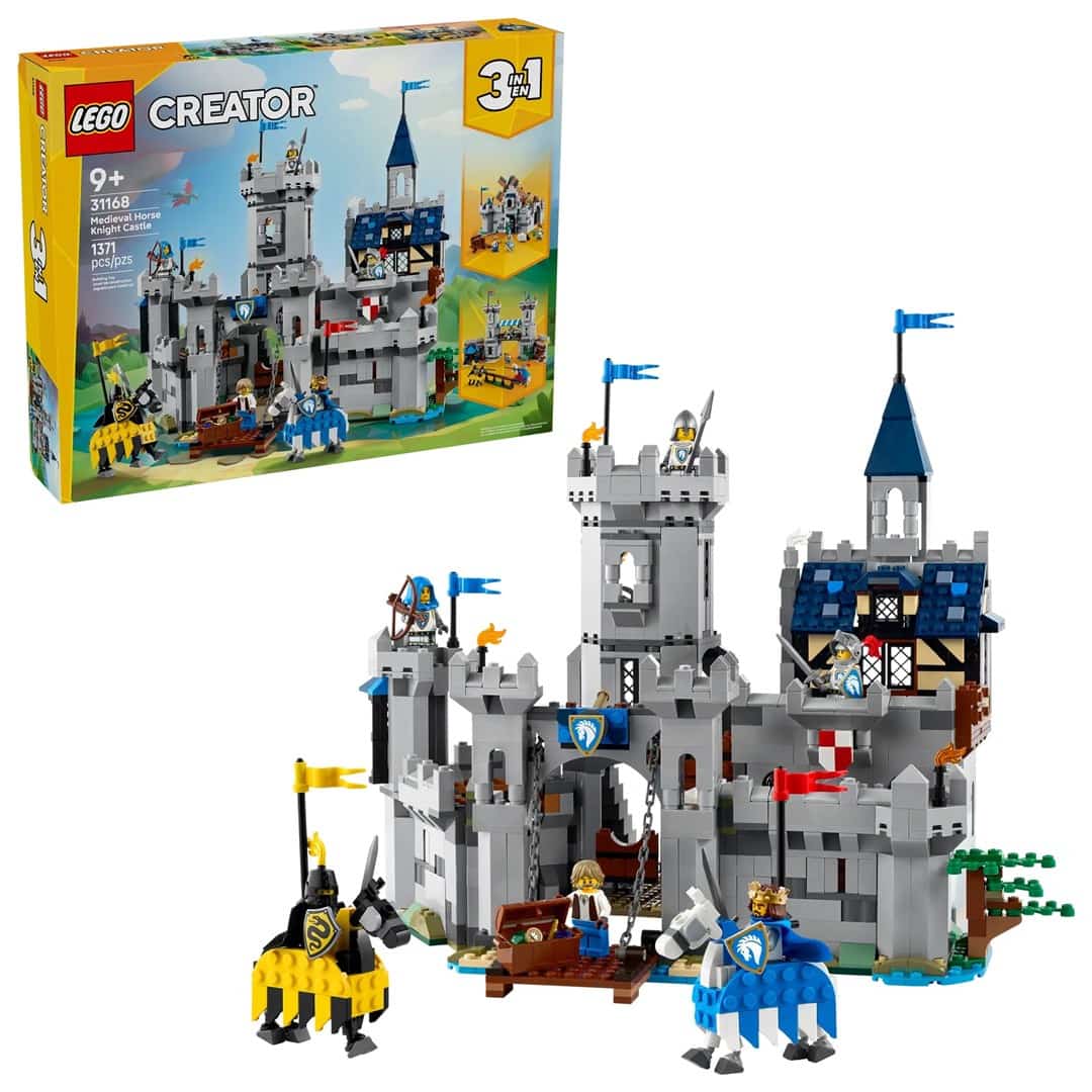 Zestaw LEGO Creator 3w1 - Średniowieczny Zamek Rycerzy Konnych