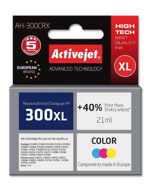 Activejet AH-300CRX Tusz, 21 ml, kolorowy