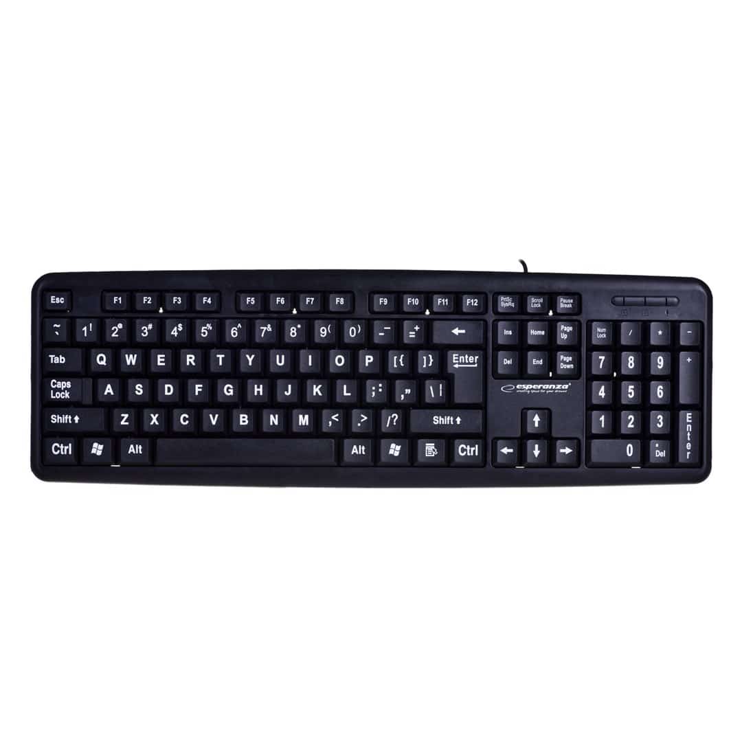 Klawiatura Esperanza Florida EK129 USB 2.0 Czarna