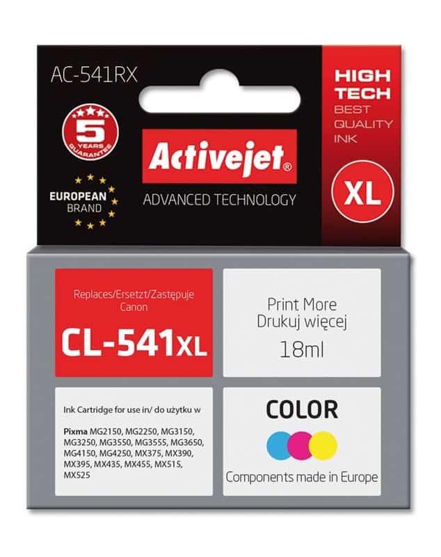 Activejet AC-541RX Tusz Zamiennik Canon CL-541XL