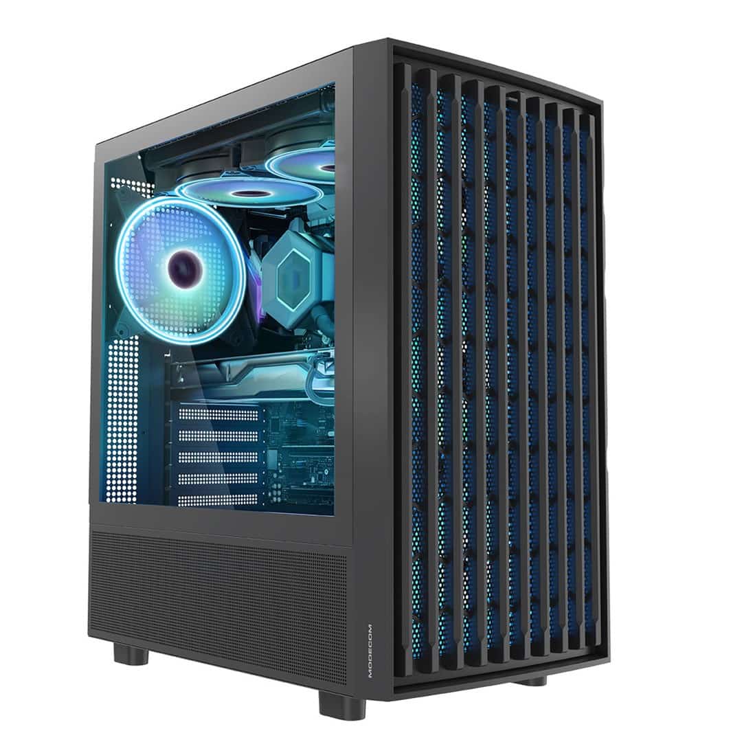 MODECOM OBUDOWA BREEZE ARGB FLOW MIDI CZARNA