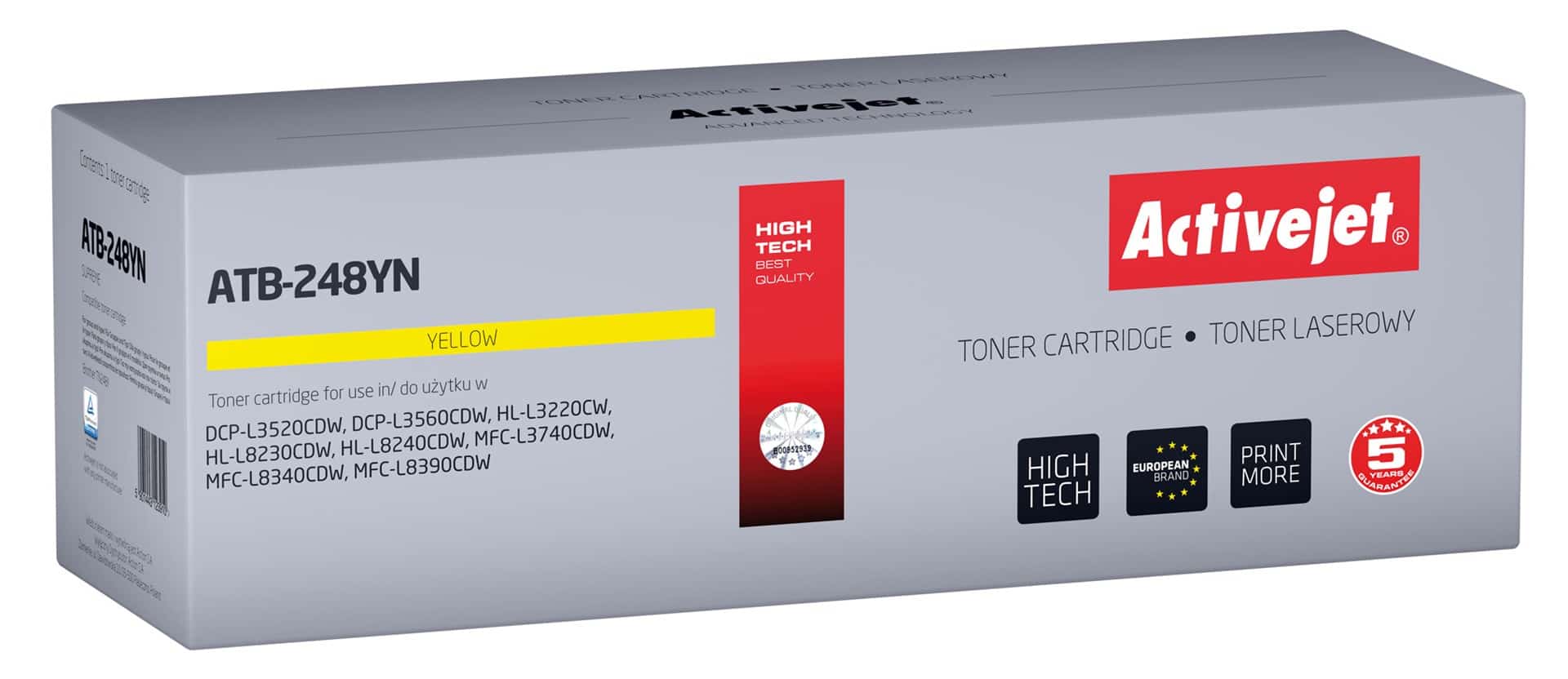 Activejet ATB-248YN Toner, 1000 stron, dla Brother